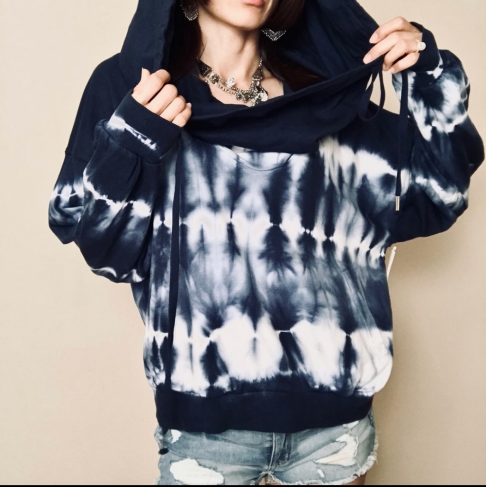 Young fabulous and broke cowl neck hoodie